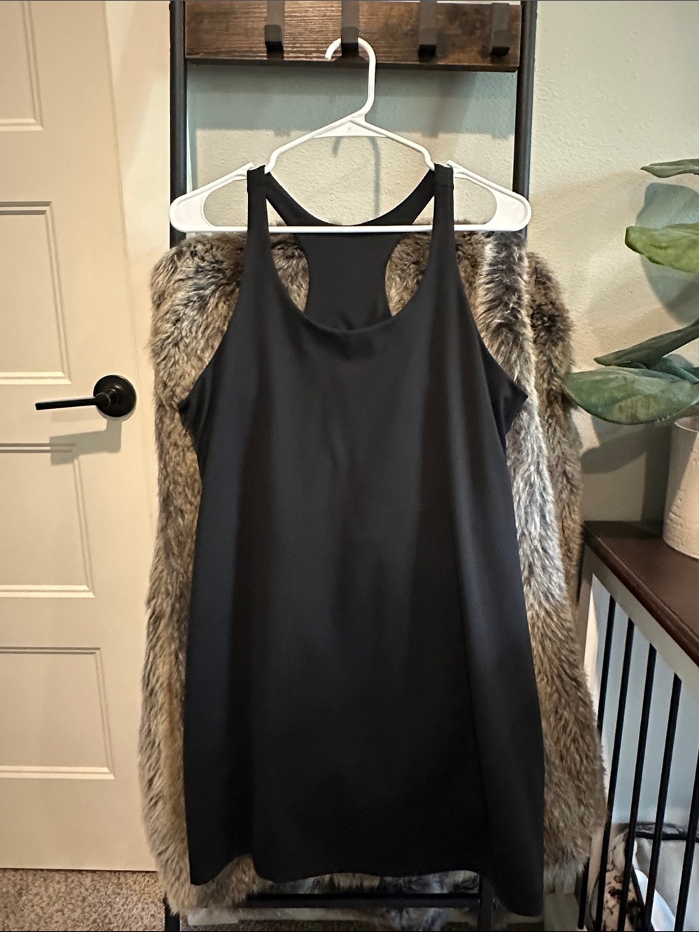 J. Crew Black Racerback Athletic Skort/Dress